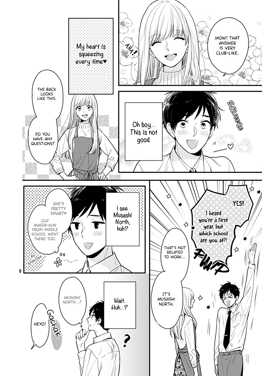 Soko no Koisuru Baitosho-kun Chapter 1 page 9 - Chapter 1
