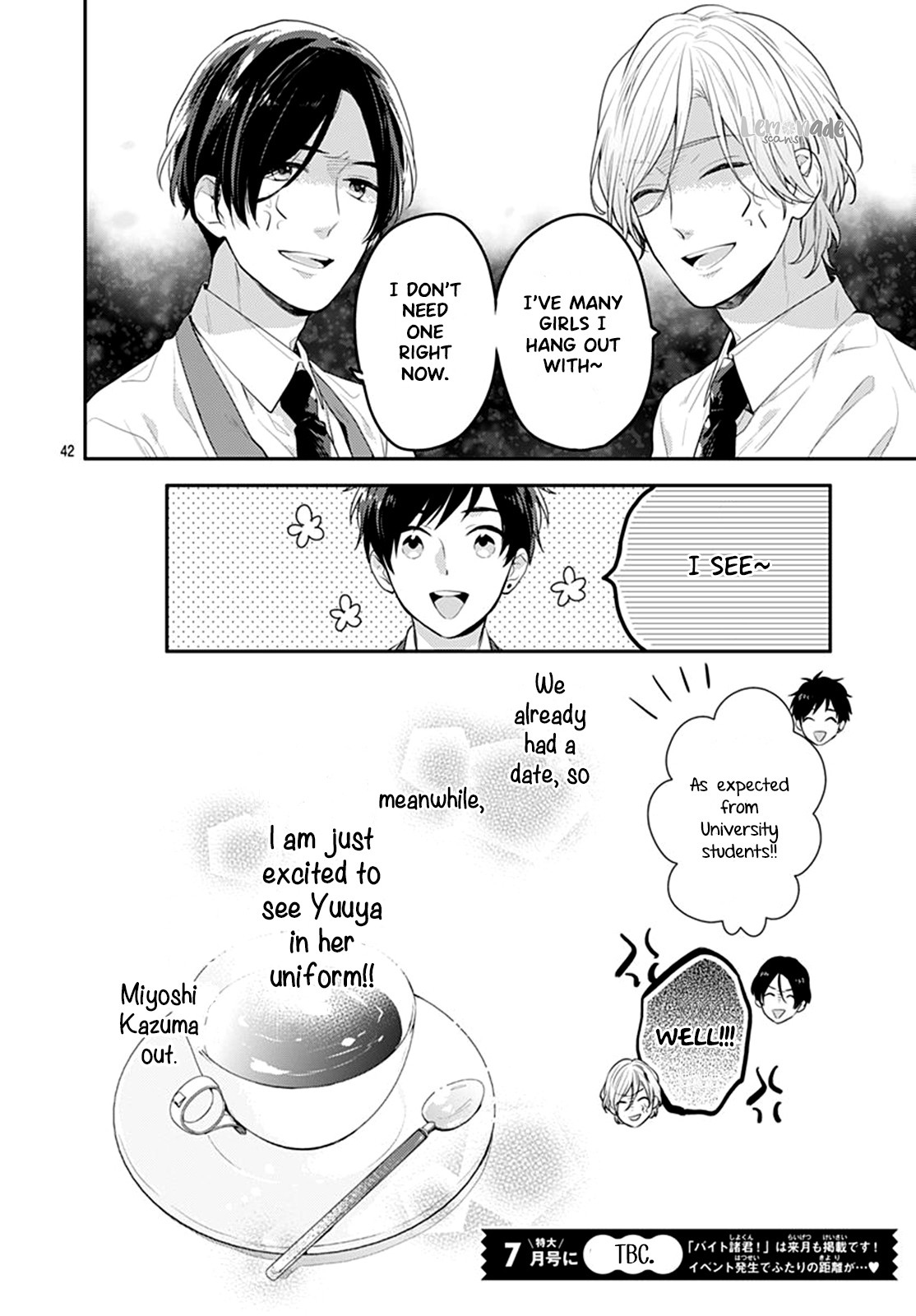 Soko no Koisuru Baitosho-kun Chapter 2 page 43 - Chapter 2