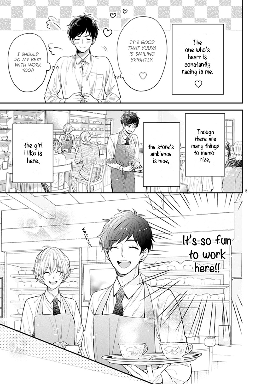Soko no Koisuru Baitosho-kun Chapter 2 page 6 - Chapter 2