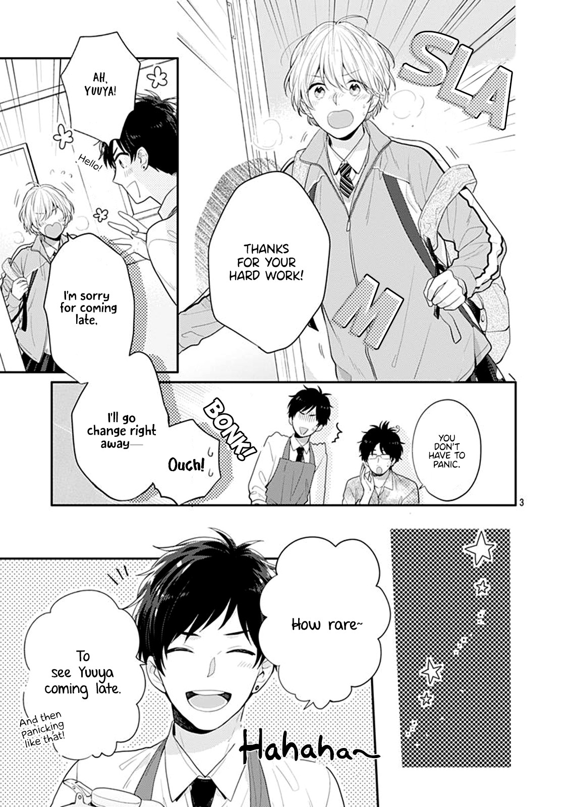 Soko no Koisuru Baitosho-kun Chapter 3 page 5 - Chapter 3
