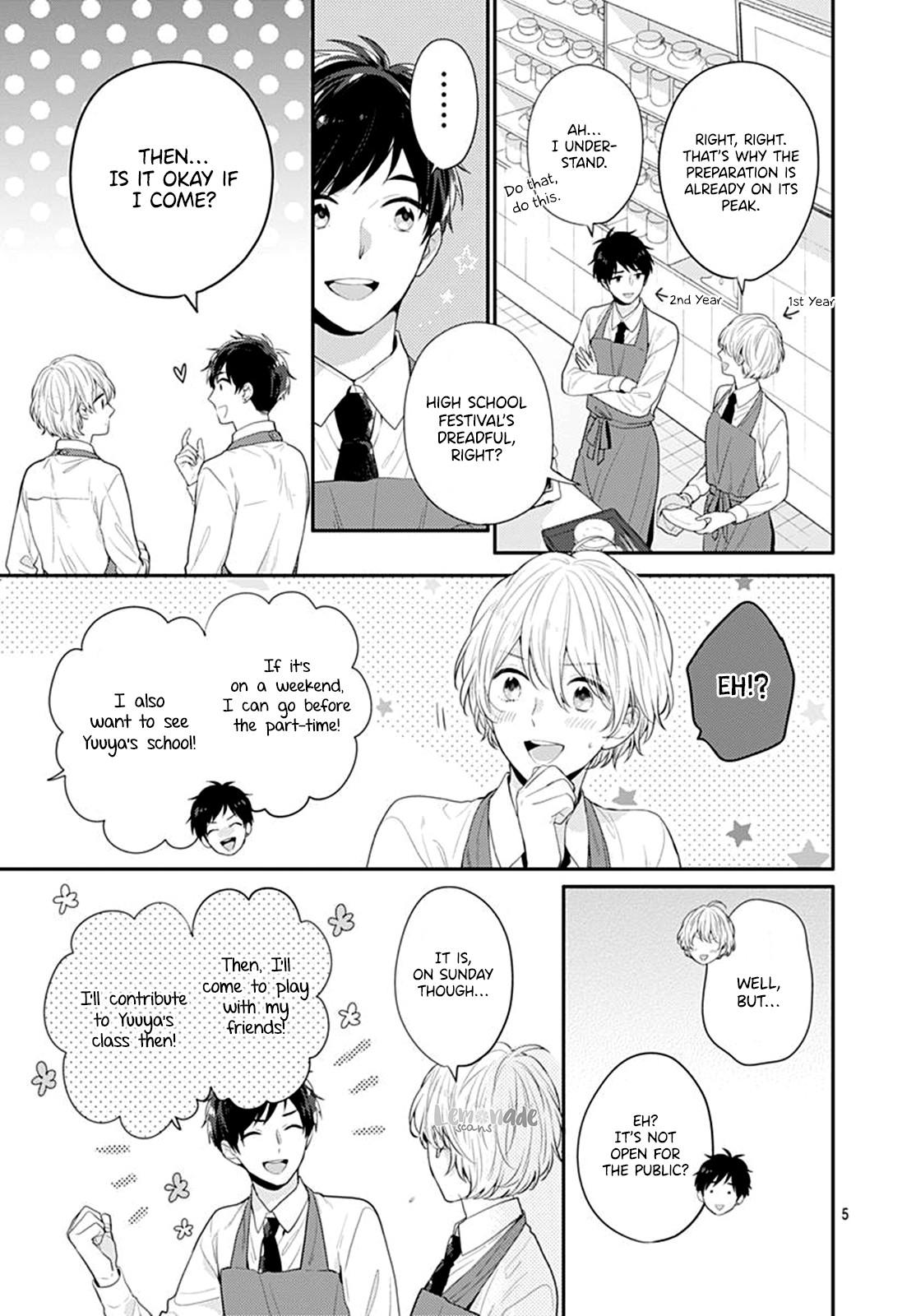 Soko no Koisuru Baitosho-kun Chapter 3 page 7 - Chapter 3