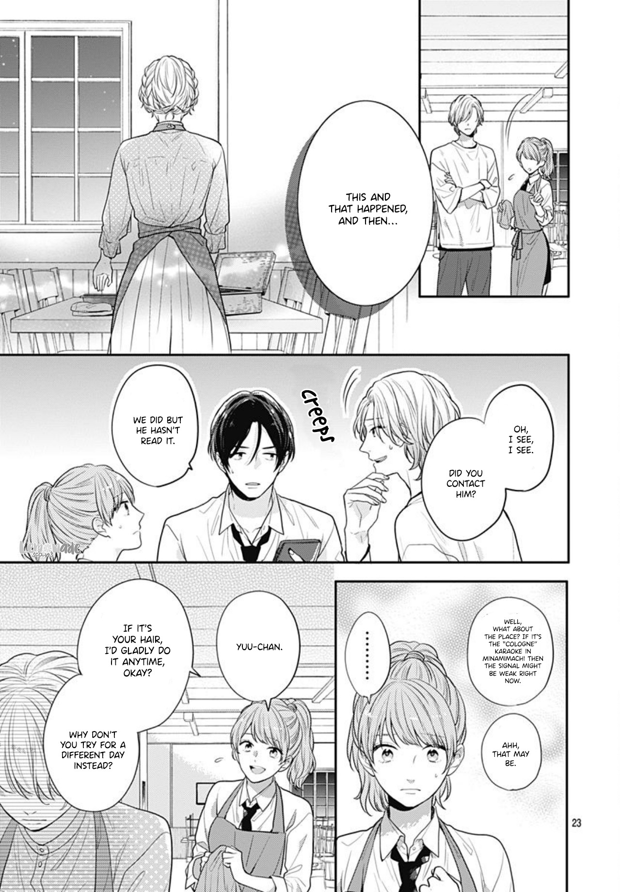 Soko no Koisuru Baitosho-kun Chapter 4 page 25 - Chapter 4 [END]