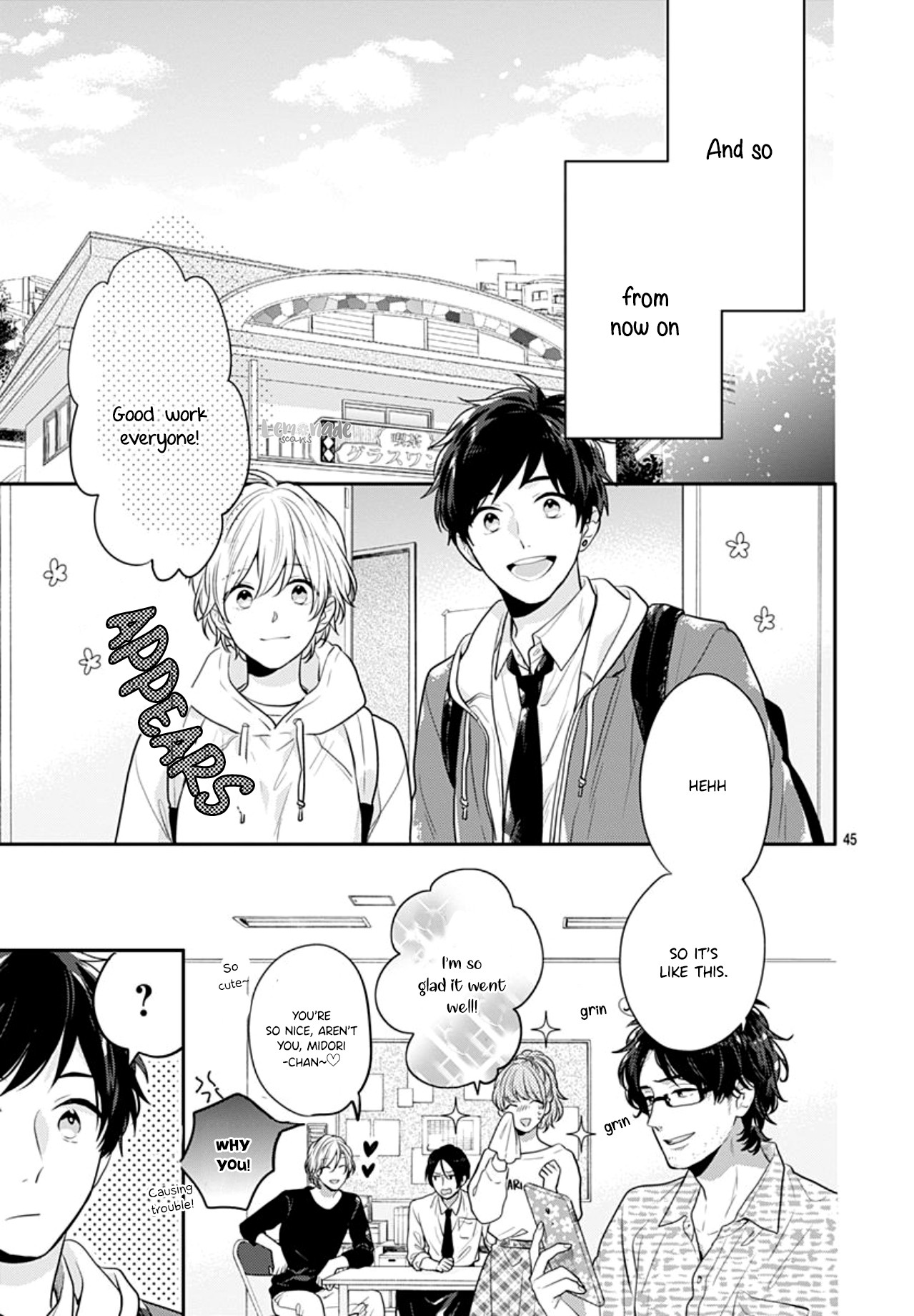 Soko no Koisuru Baitosho-kun Chapter 4 page 47 - Chapter 4 [END]