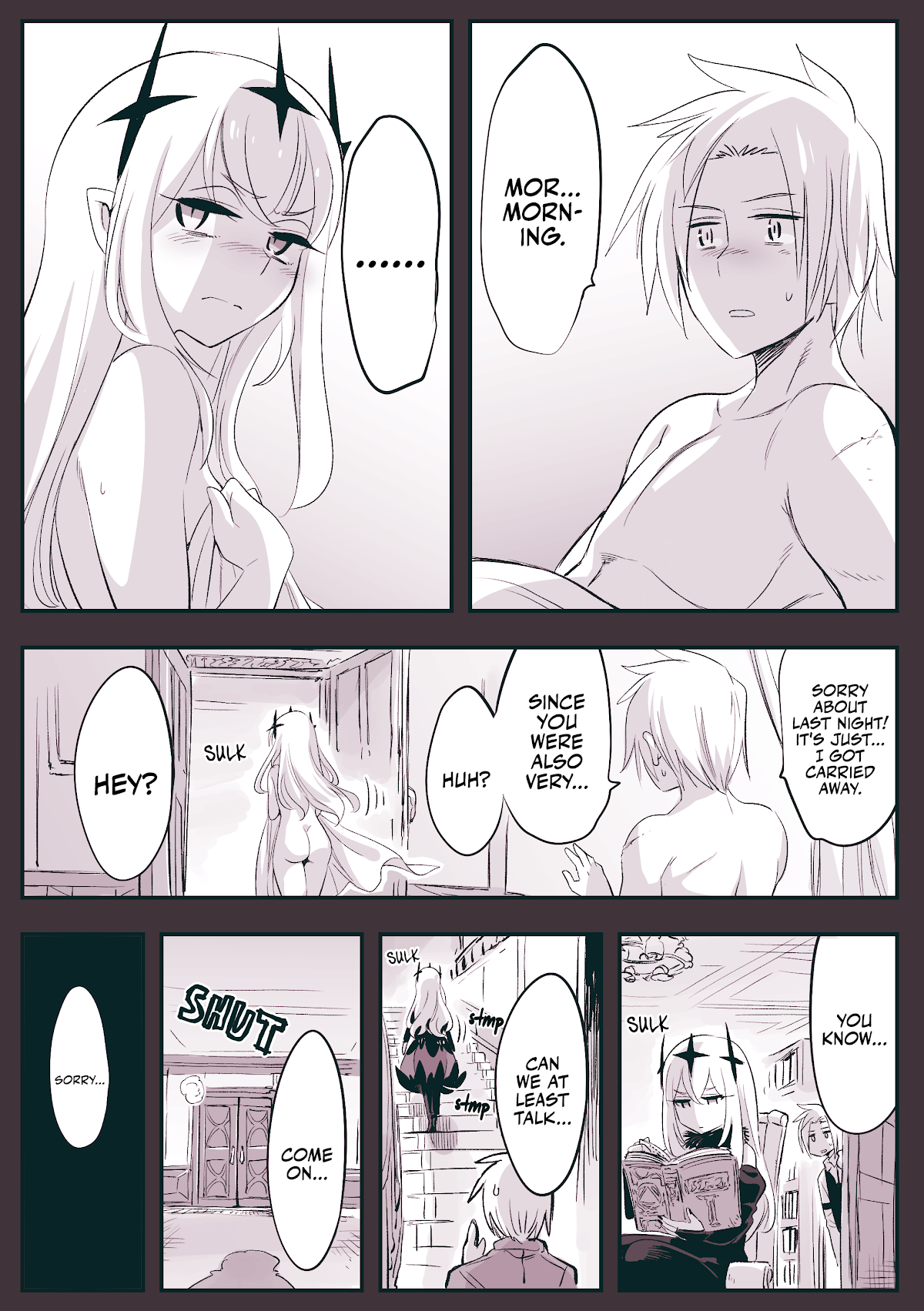 Soku Ochi 2 Page kara Hajimaru Kouishuzoku Monogatari Chapter 8 page 1 - Chapter 8: The High-Order Species' Distortive View of a Mere Moment