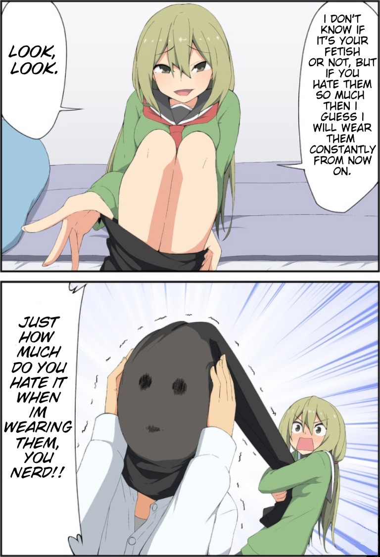 Sokuochi Mayuri-chan Chapter 16 page 3 - Chapter 16: The synergy of tights and bare feet.