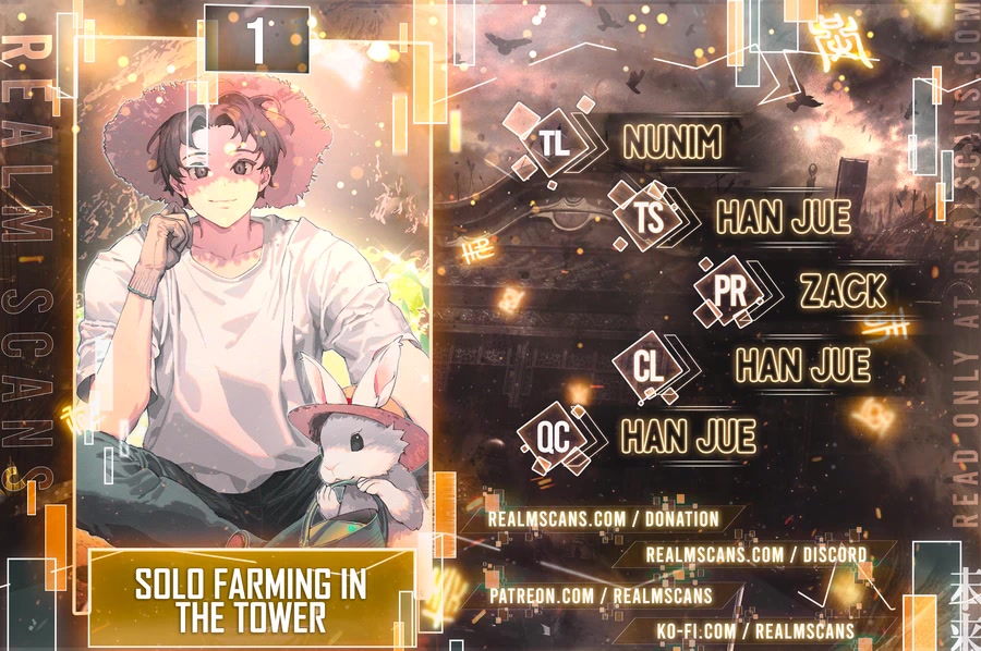 Solo Farming in the Tower Chapter 1 page 1 - Chapter 1
