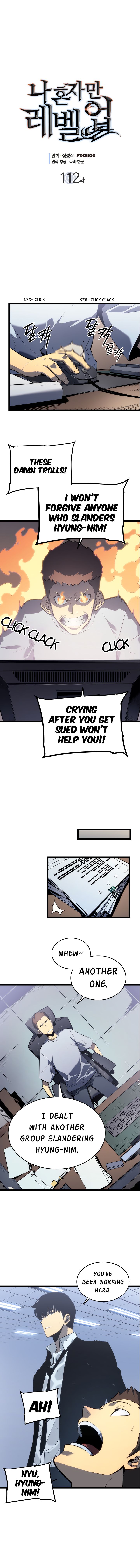 Solo Leveling Chapter 112 page 1 - Chapter 112: [Ahjin Guild Arc] Ep. 2