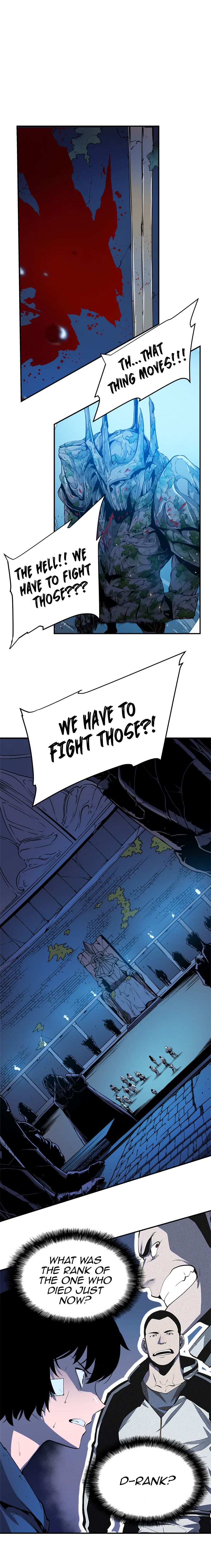 Solo Leveling Chapter 4 page 1 - Chapter 4: [D-Rank Dungeon Arc] Ep. 4