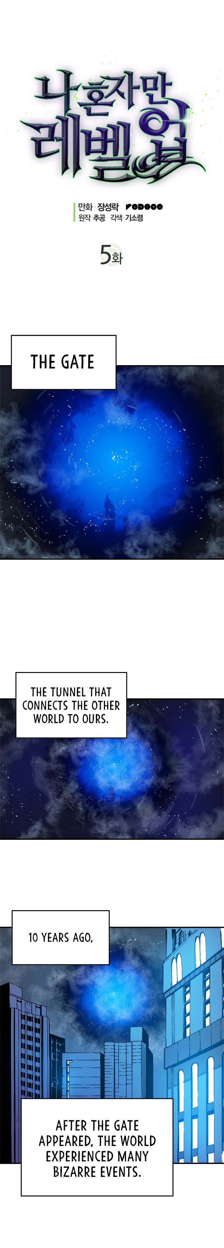 Solo Leveling Chapter 5 page 1 - Chapter 5: [D-Rank Dungeon Arc] Ep. 5