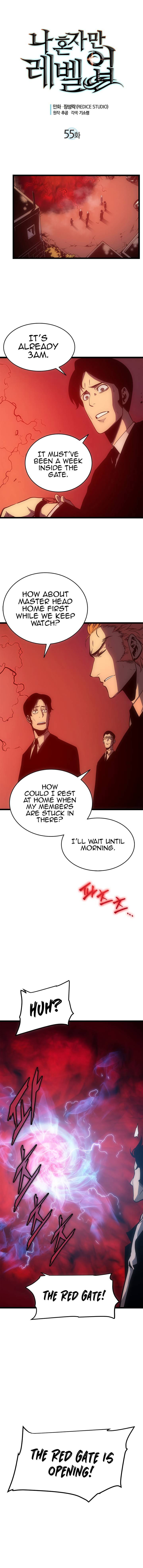Solo Leveling Chapter 55 page 1 - Chapter 55: [Red Gate Arc] Ep. 10