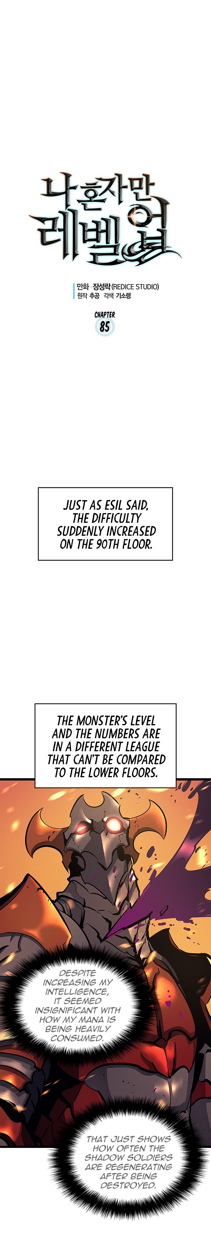 Solo Leveling Chapter 85 page 1 - Chapter 85: [Return to Demon Castle Arc] Ep. 10