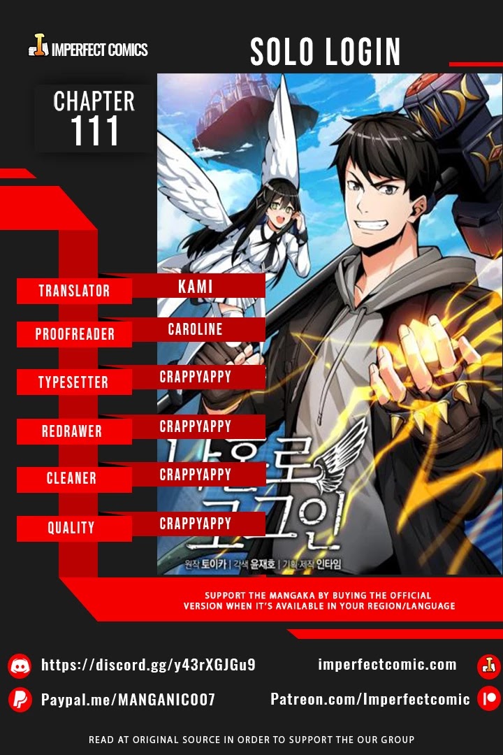 Solo Login Chapter 111 page 1 - Chapter 111