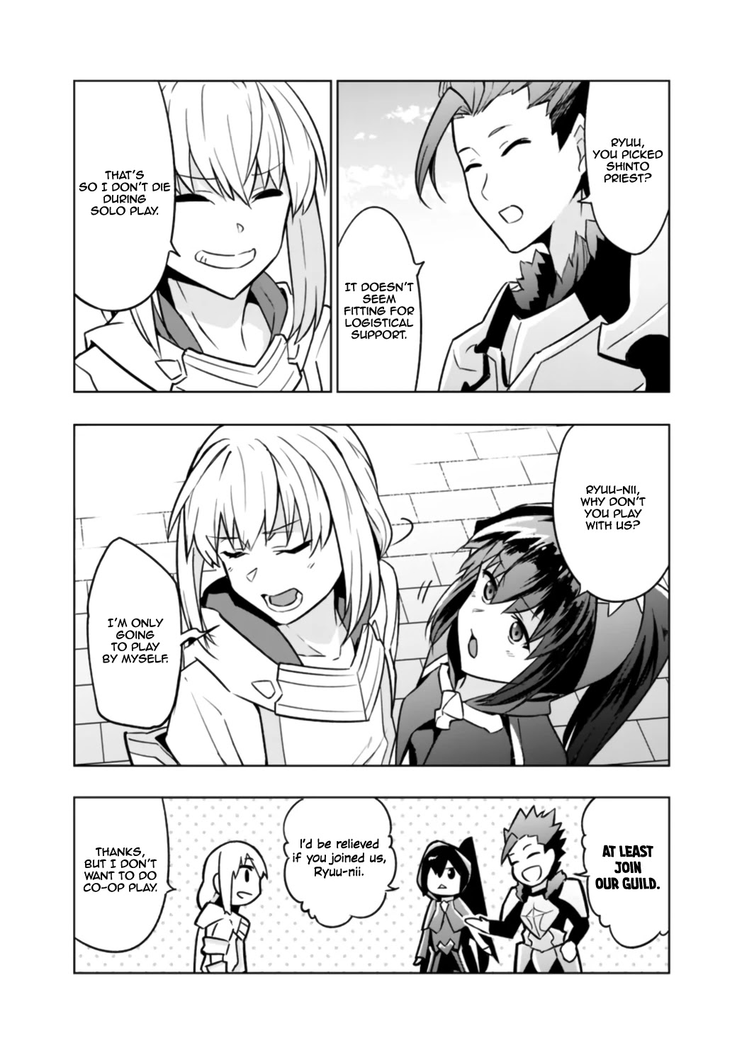 Solo Shinkan no VRMMO Boukenki Chapter 1.1 page 16 - Chapter 1.1 - 1.3: The Birth Of A Fighter (Shinto Priest)!!