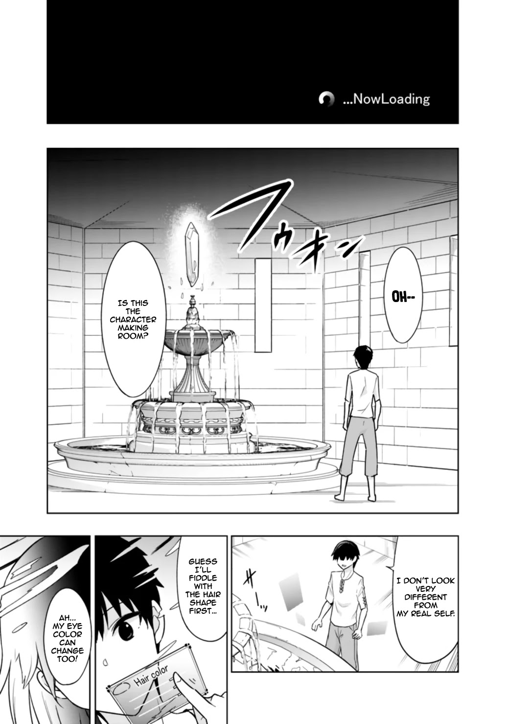 Solo Shinkan no VRMMO Boukenki Chapter 1.1 page 9 - Chapter 1.1 - 1.3: The Birth Of A Fighter (Shinto Priest)!!