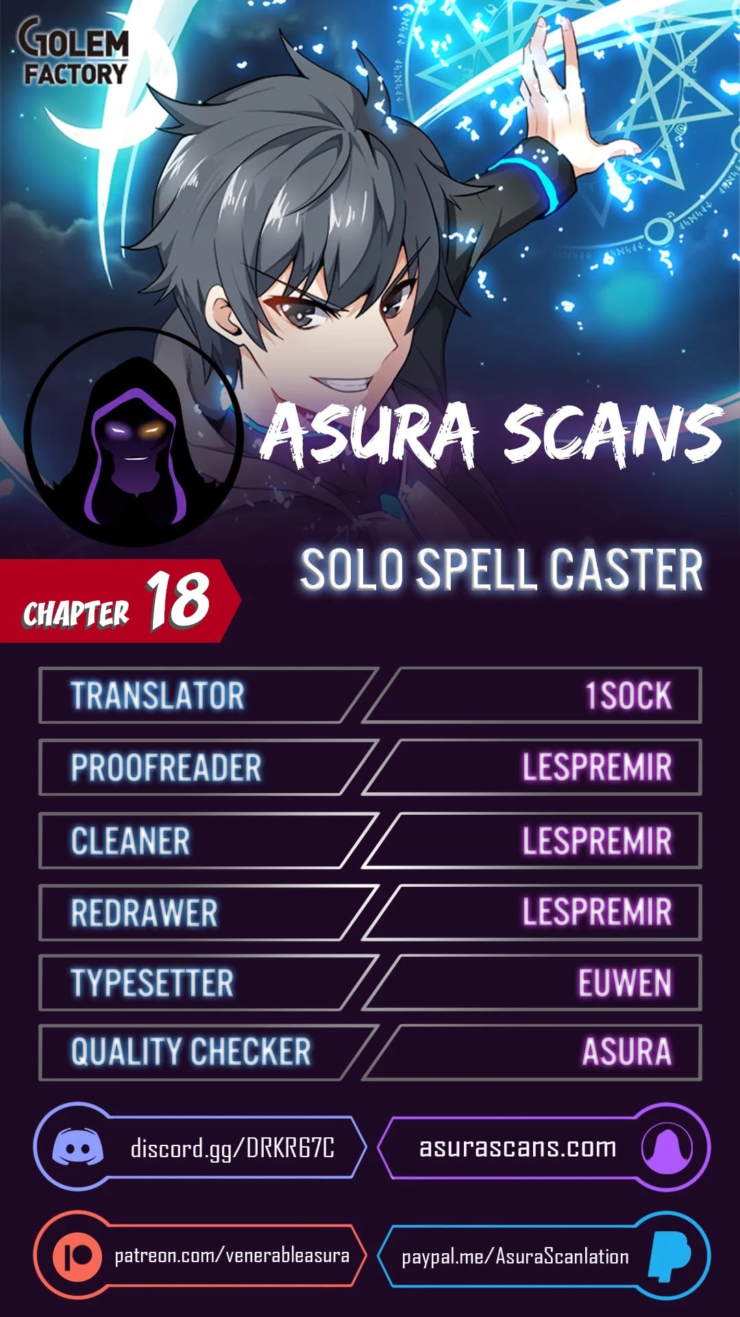 Solo Spell Caster Chapter 18 page 1 - Chapter 18