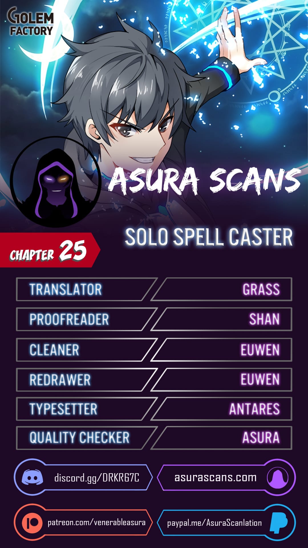 Solo Spell Caster Chapter 25 page 1 - Chapter 25
