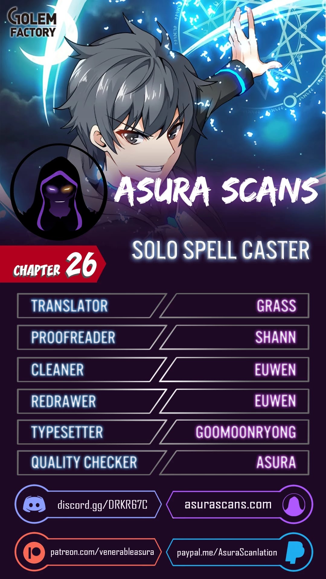 Solo Spell Caster Chapter 26 page 1 - Chapter 26