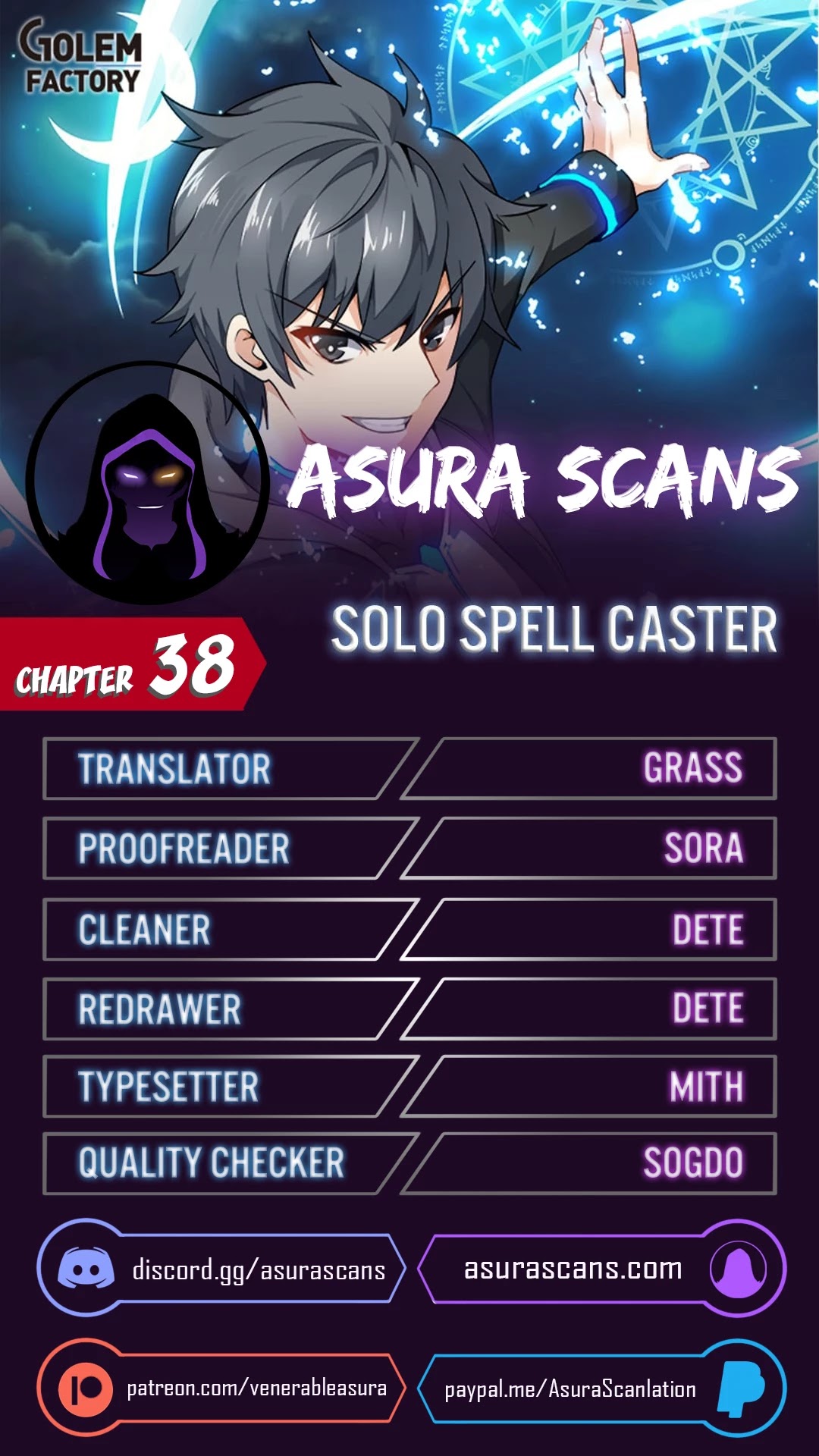 Solo Spell Caster Chapter 38 page 1 - Chapter 38