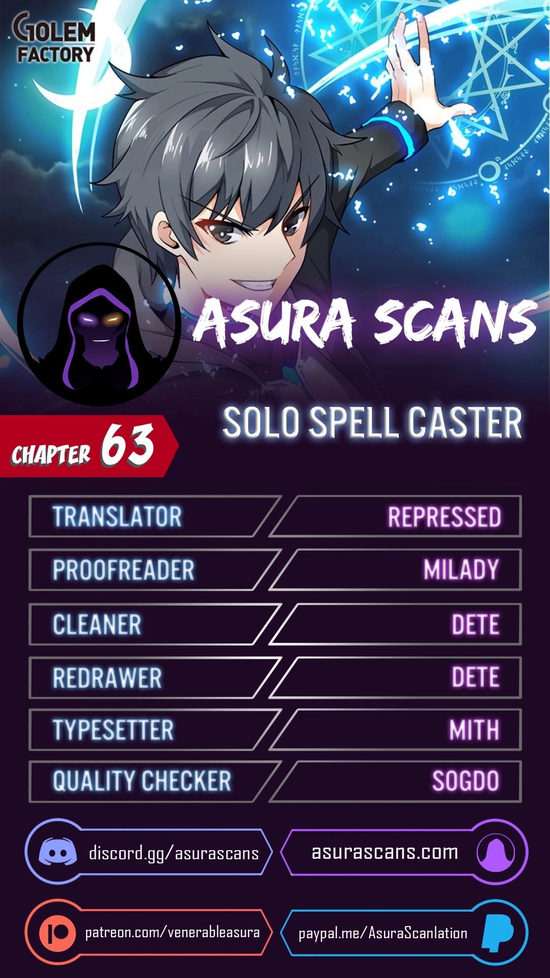 Solo Spell Caster Chapter 63 page 1 - Chapter 63