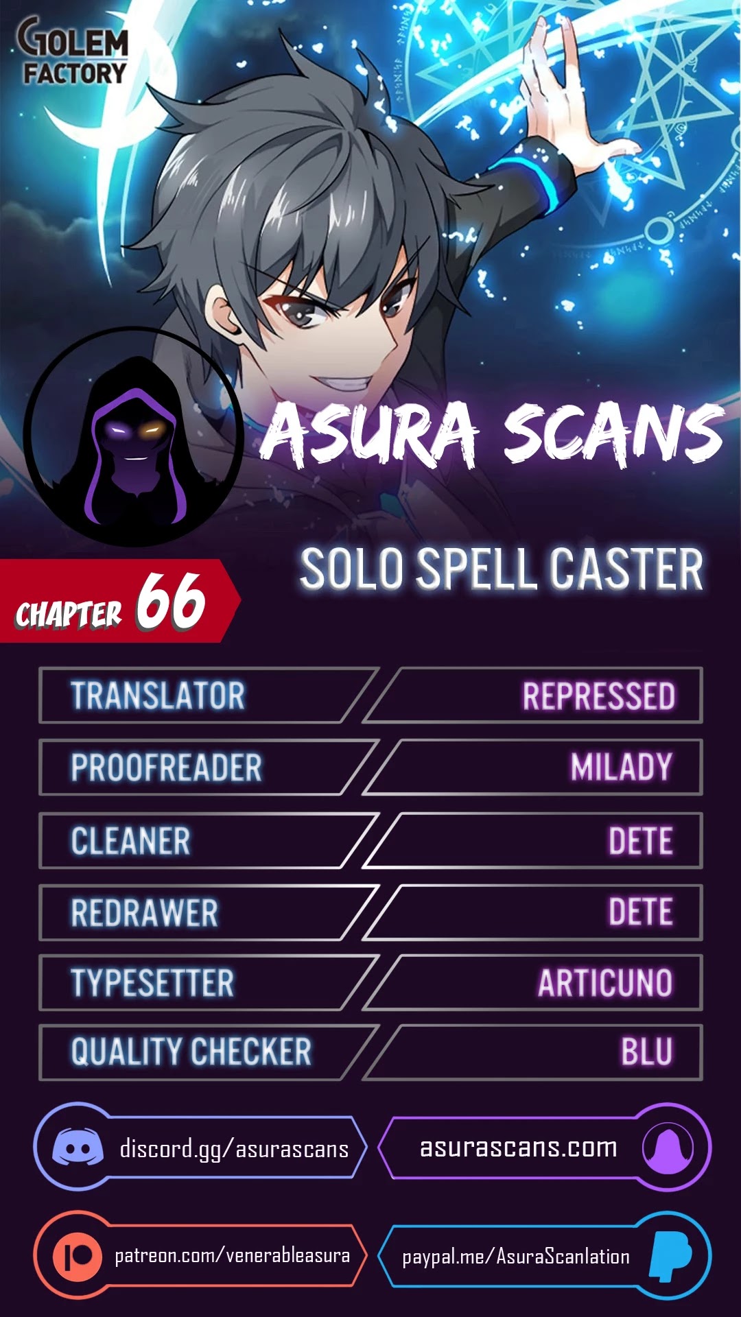 Solo Spell Caster Chapter 66 page 1 - Chapter 66