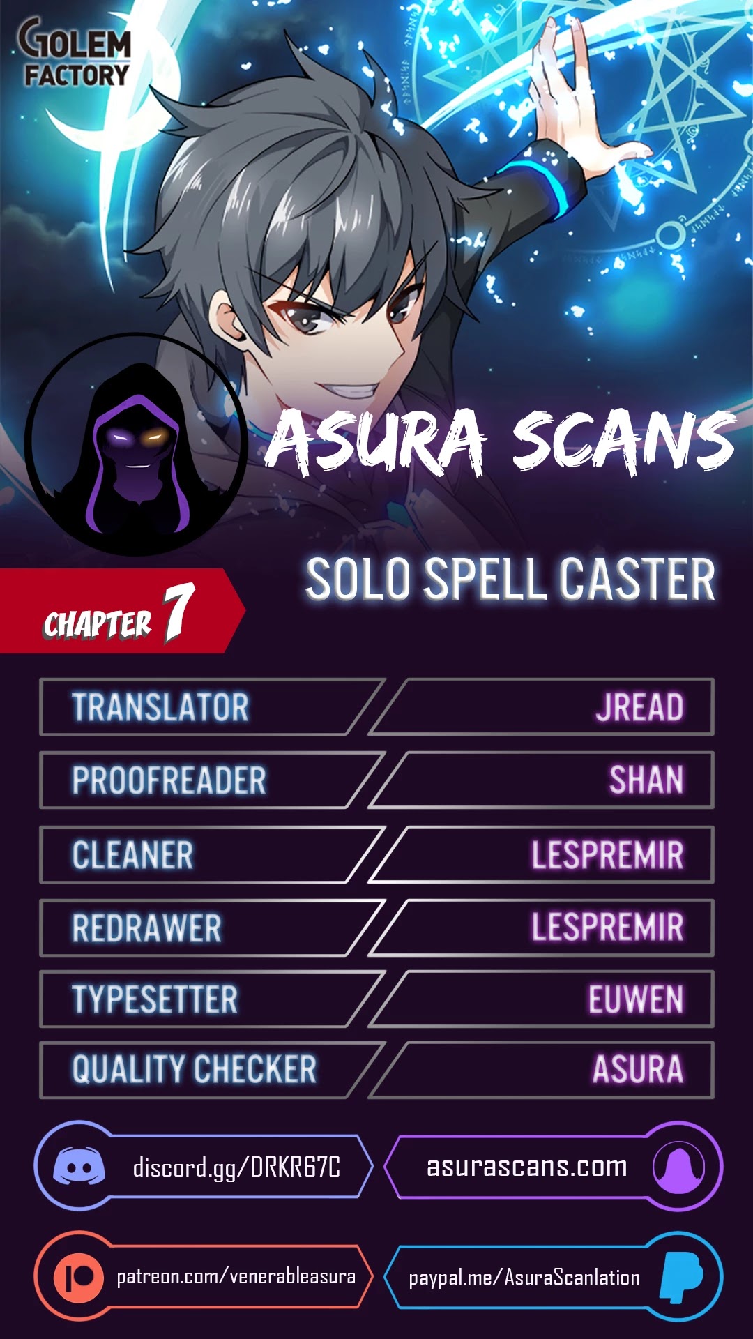 Solo Spell Caster Chapter 7 page 1 - Chapter 7