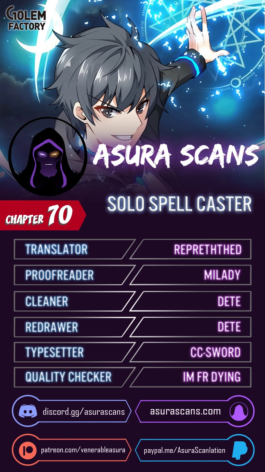 Solo Spell Caster Chapter 70 page 1 - Chapter 70