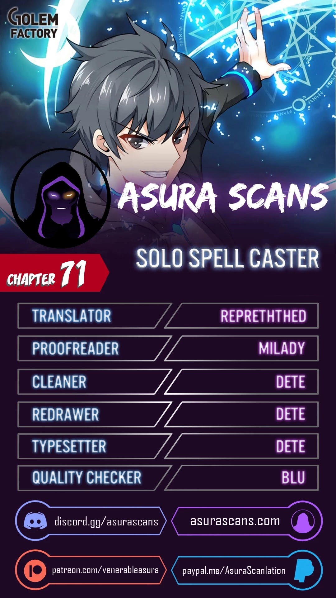 Solo Spell Caster Chapter 71 page 1 - Chapter 71