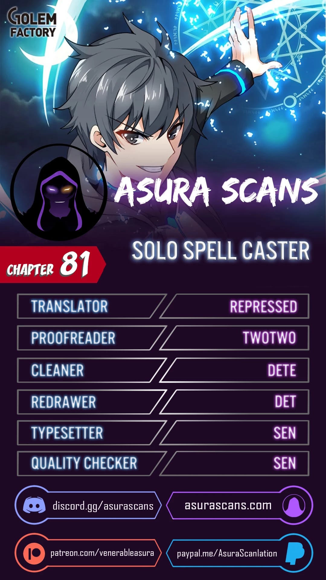 Solo Spell Caster Chapter 81 page 1 - Chapter 81