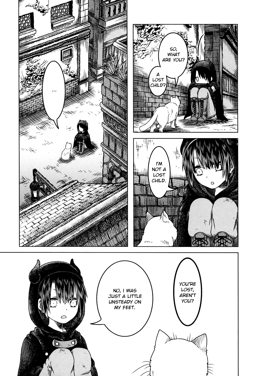 Somali to Mori no Kami-sama Chapter 1 page 28 - Chapter 1 : The Cat-Like Creature and the Large Town