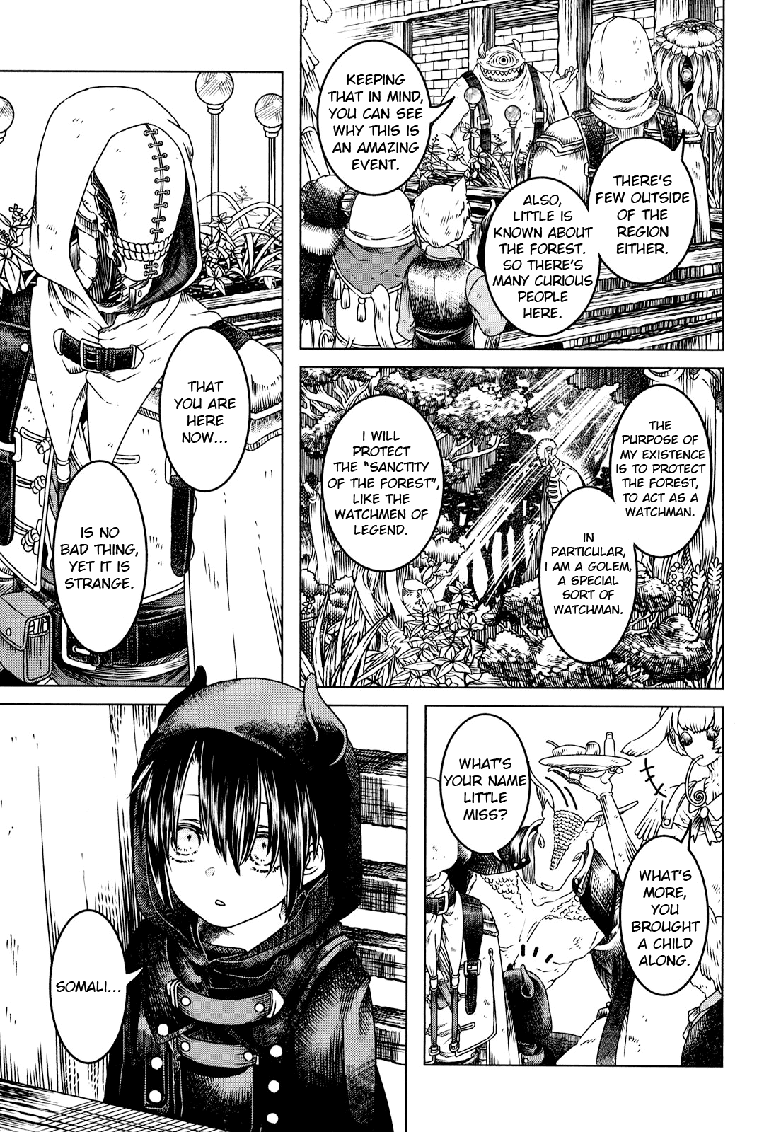 Somali to Mori no Kami-sama Chapter 1 page 9 - Chapter 1 : The Cat-Like Creature and the Large Town