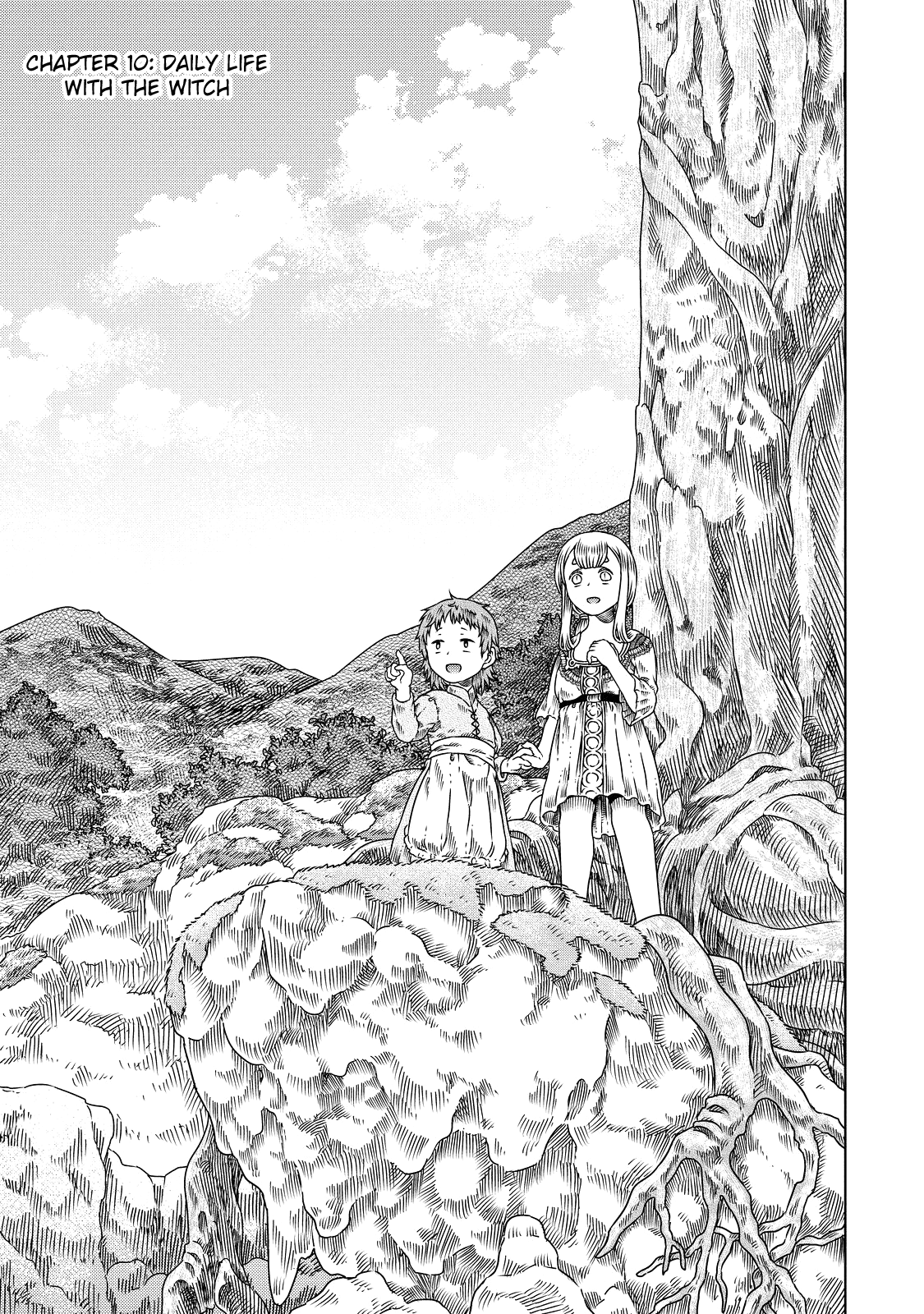 Somali to Mori no Kami-sama Chapter 10 page 1 - Chapter 10: Daily Life with the Witch