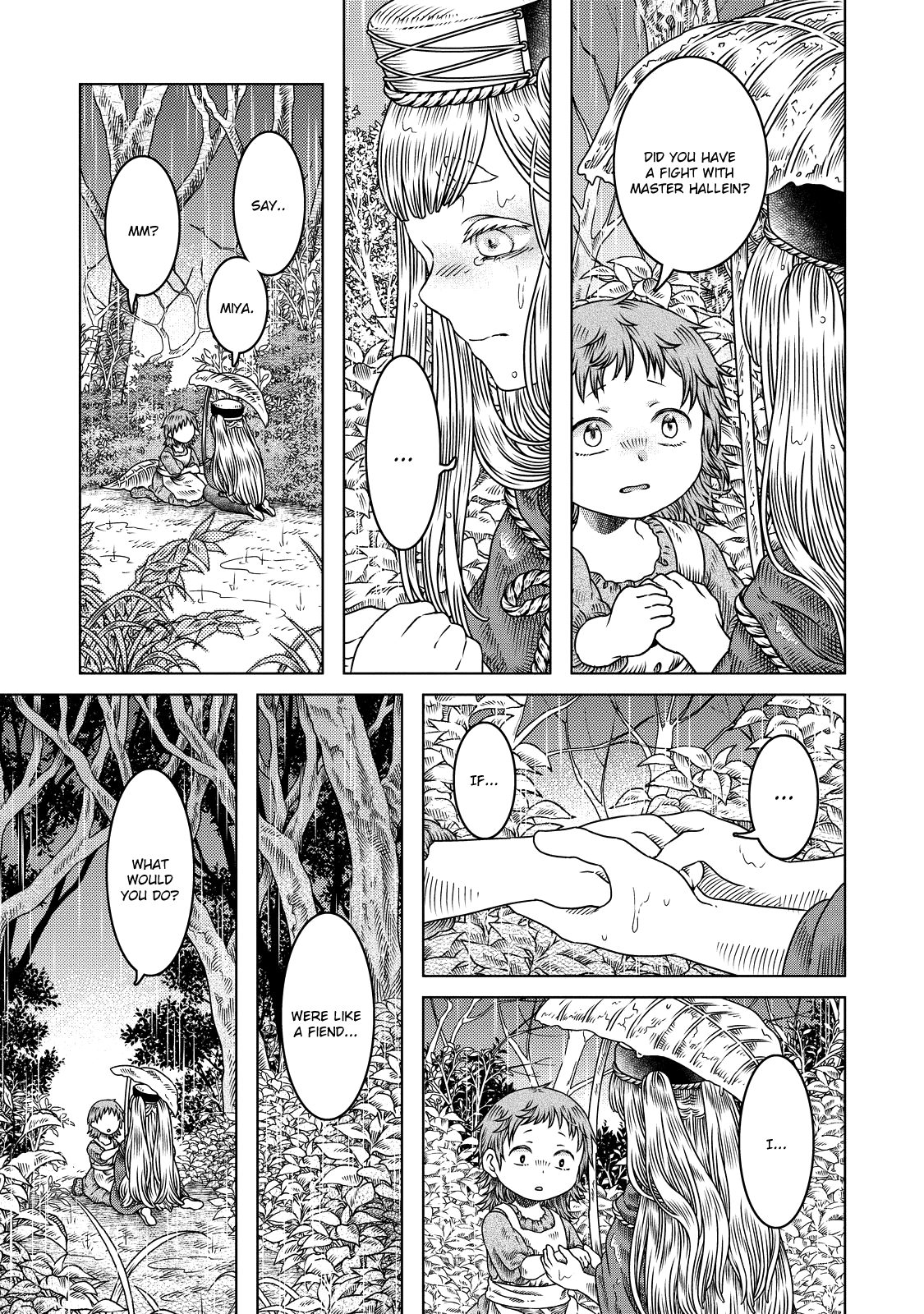 Somali to Mori no Kami-sama Chapter 11 page 11 - Chapter 11: The Witch Prayed, Told Her Tale, Then Slept