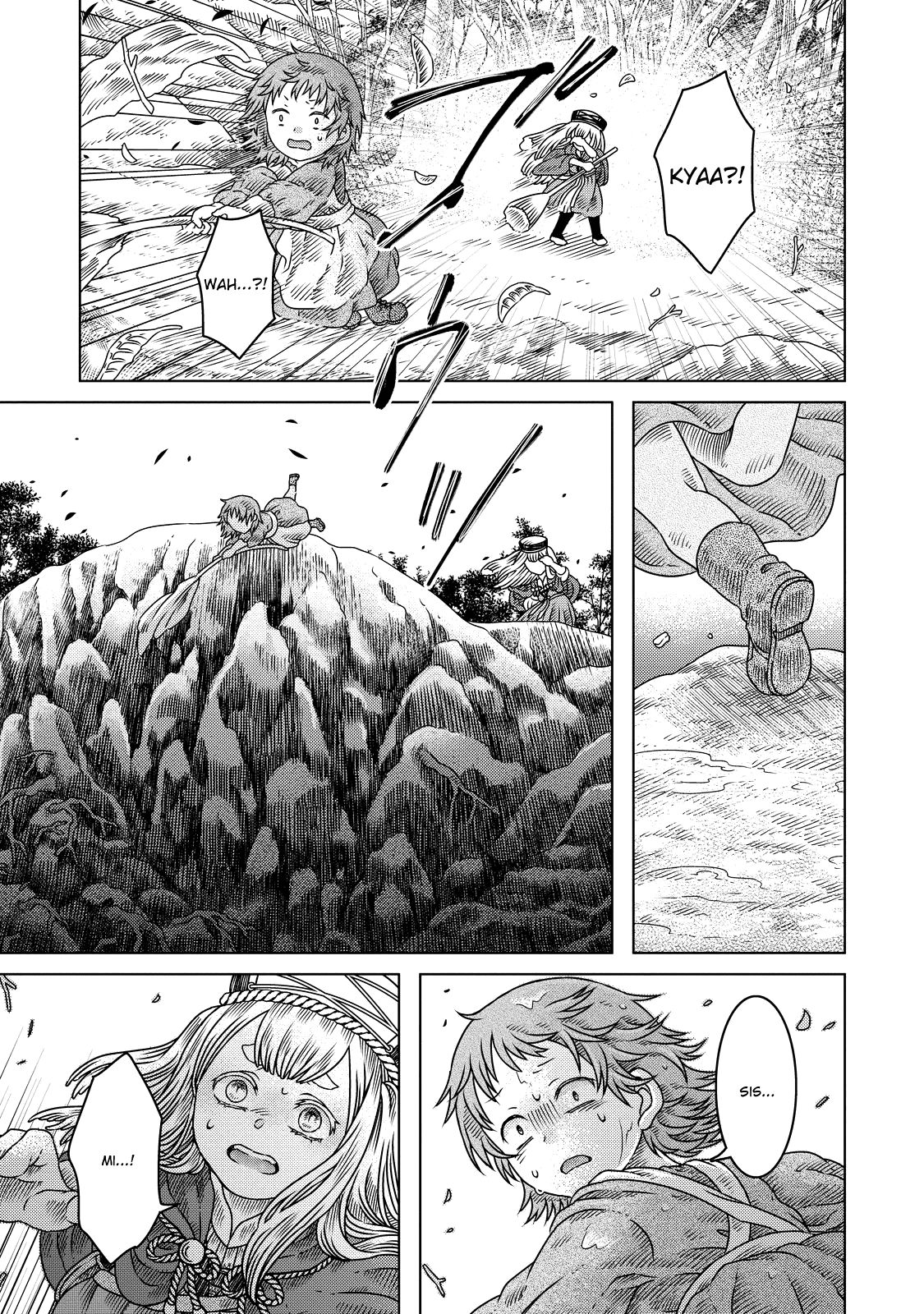 Somali to Mori no Kami-sama Chapter 11 page 13 - Chapter 11: The Witch Prayed, Told Her Tale, Then Slept