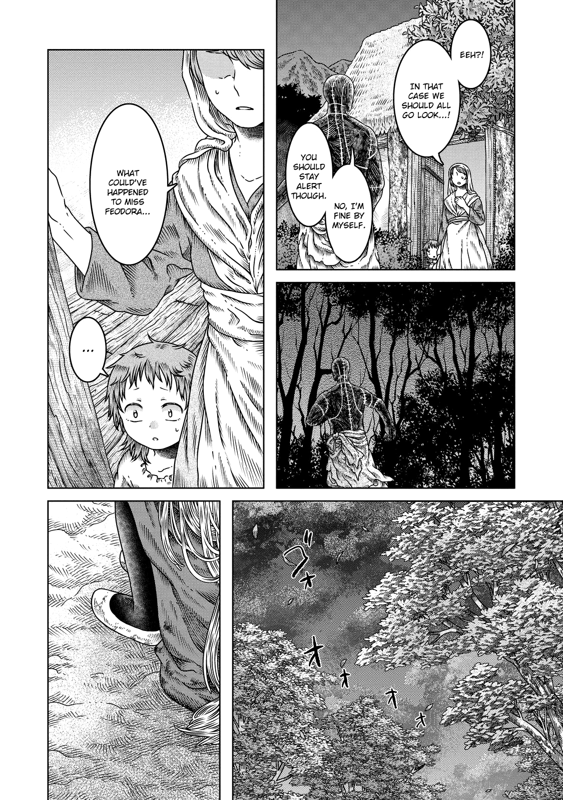 Somali to Mori no Kami-sama Chapter 11 page 2 - Chapter 11: The Witch Prayed, Told Her Tale, Then Slept