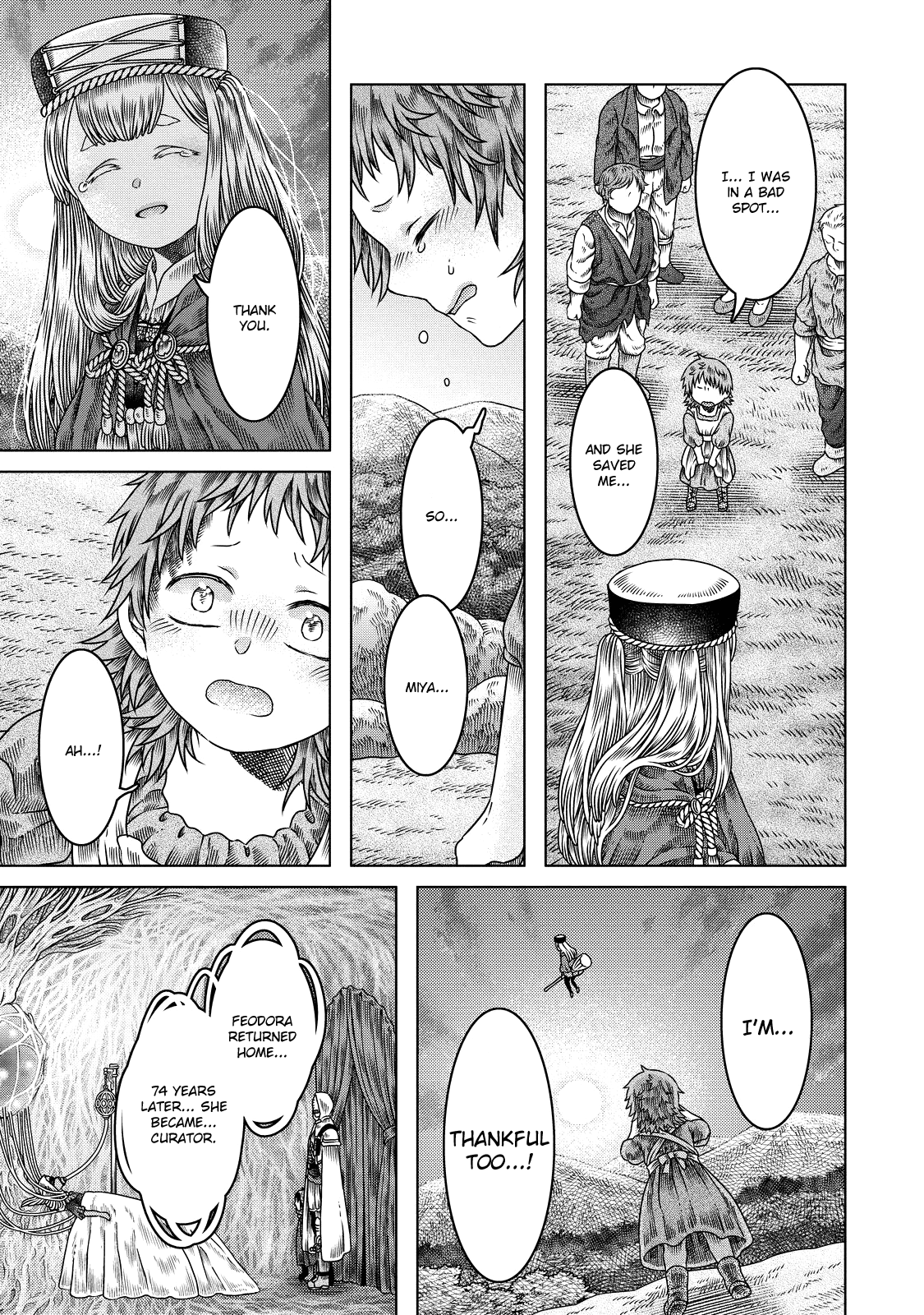 Somali to Mori no Kami-sama Chapter 11 page 25 - Chapter 11: The Witch Prayed, Told Her Tale, Then Slept