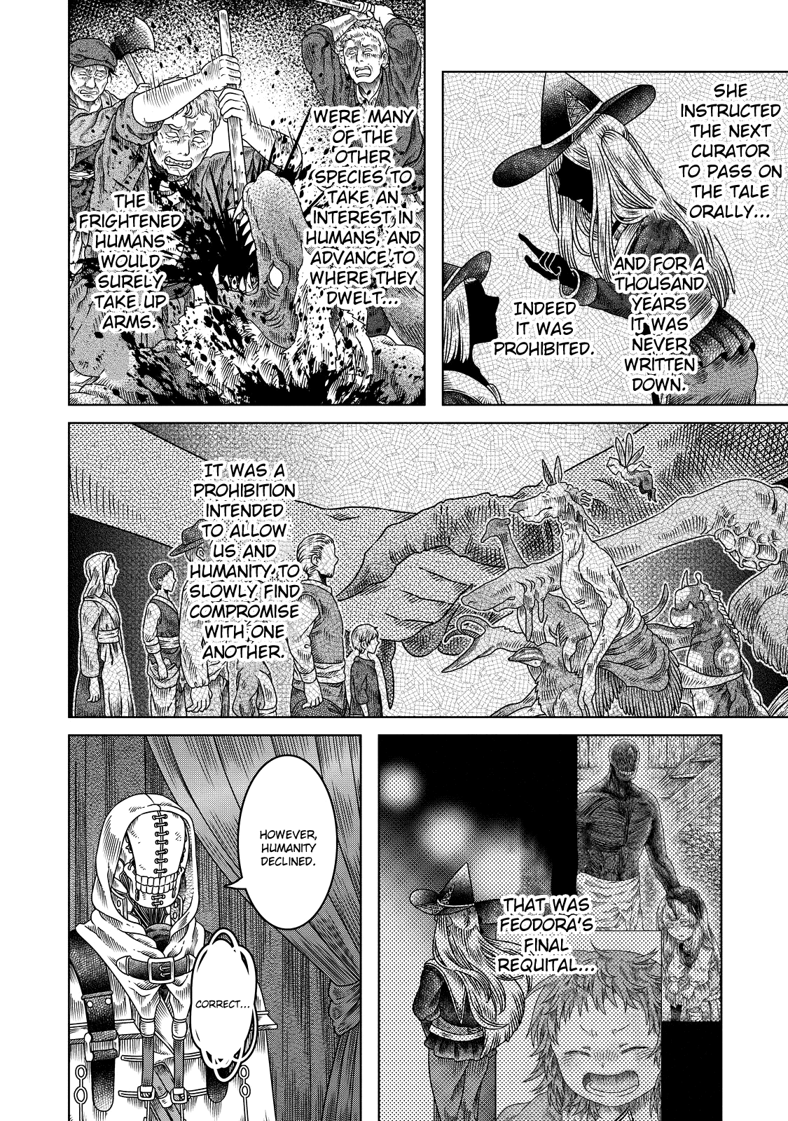 Somali to Mori no Kami-sama Chapter 11 page 26 - Chapter 11: The Witch Prayed, Told Her Tale, Then Slept