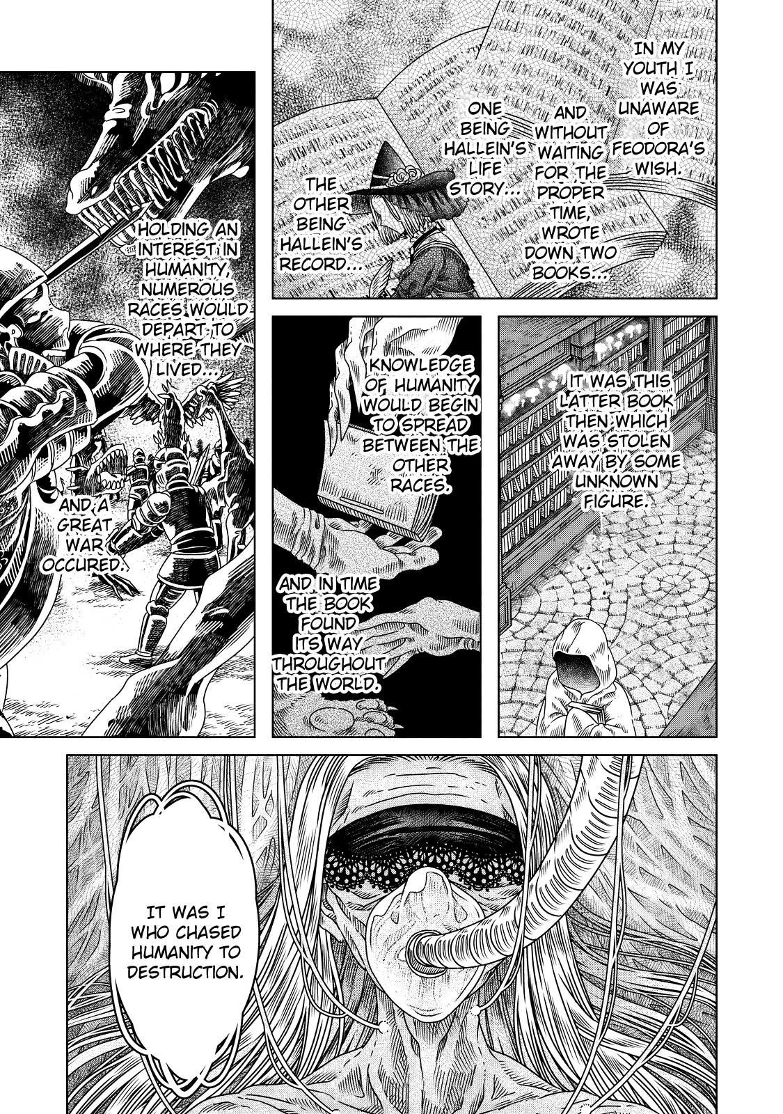 Somali to Mori no Kami-sama Chapter 11 page 27 - Chapter 11: The Witch Prayed, Told Her Tale, Then Slept