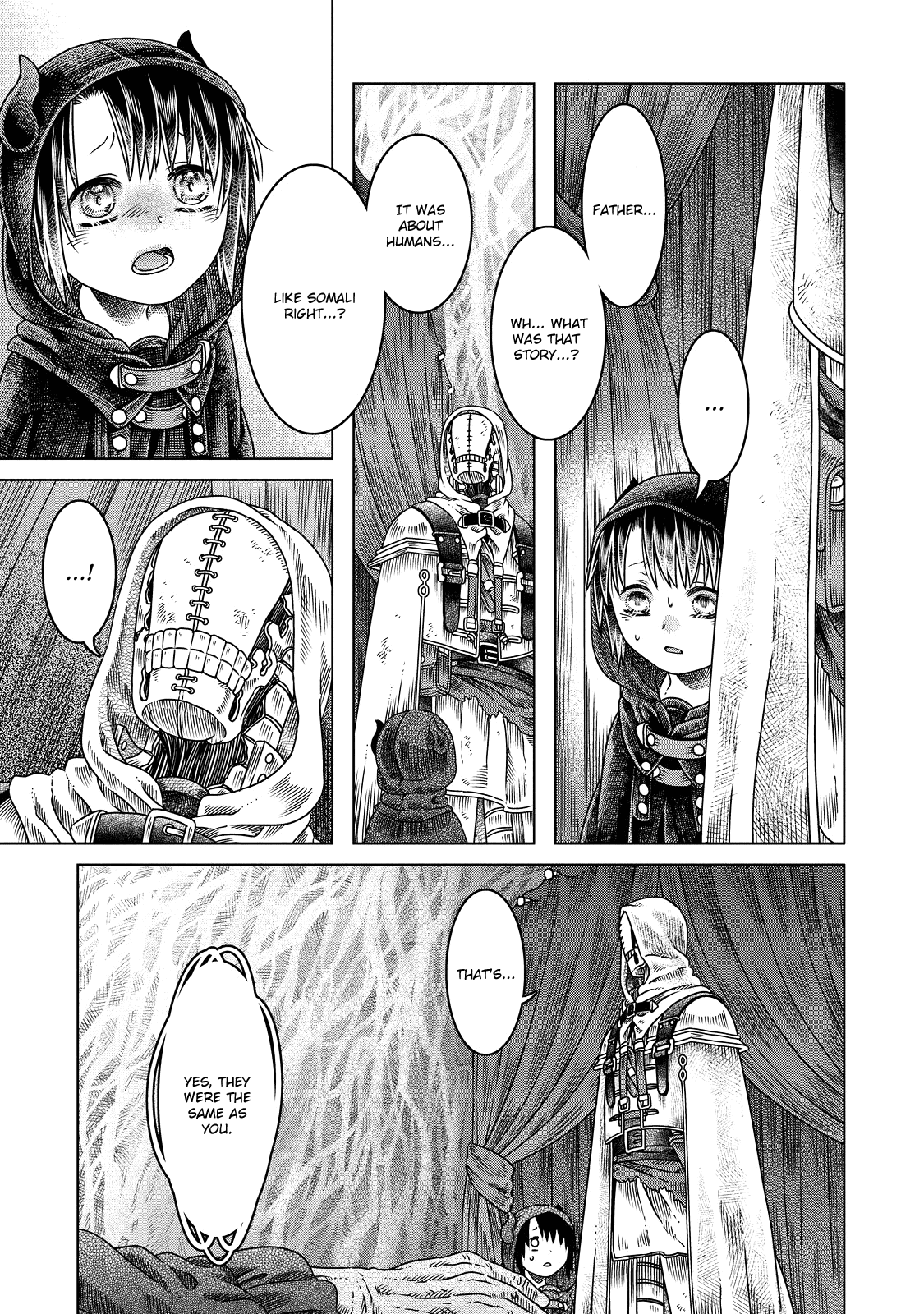Somali to Mori no Kami-sama Chapter 11 page 29 - Chapter 11: The Witch Prayed, Told Her Tale, Then Slept