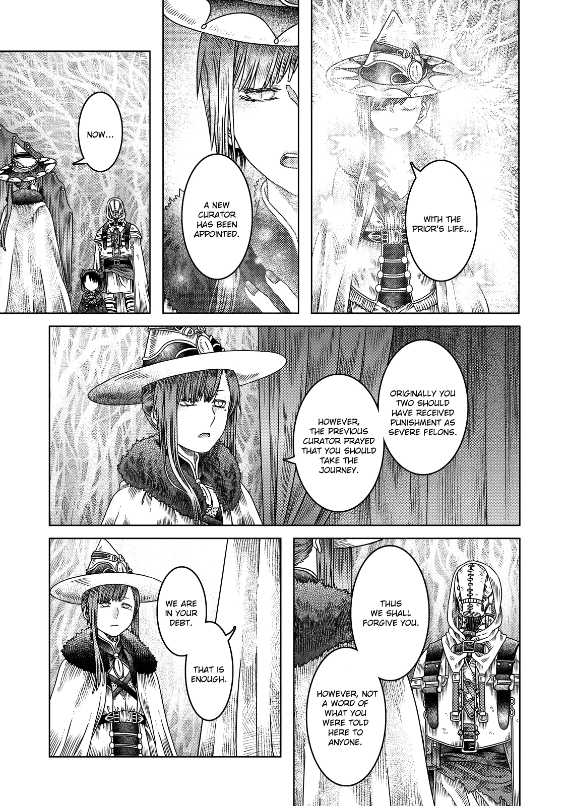 Somali to Mori no Kami-sama Chapter 11 page 33 - Chapter 11: The Witch Prayed, Told Her Tale, Then Slept
