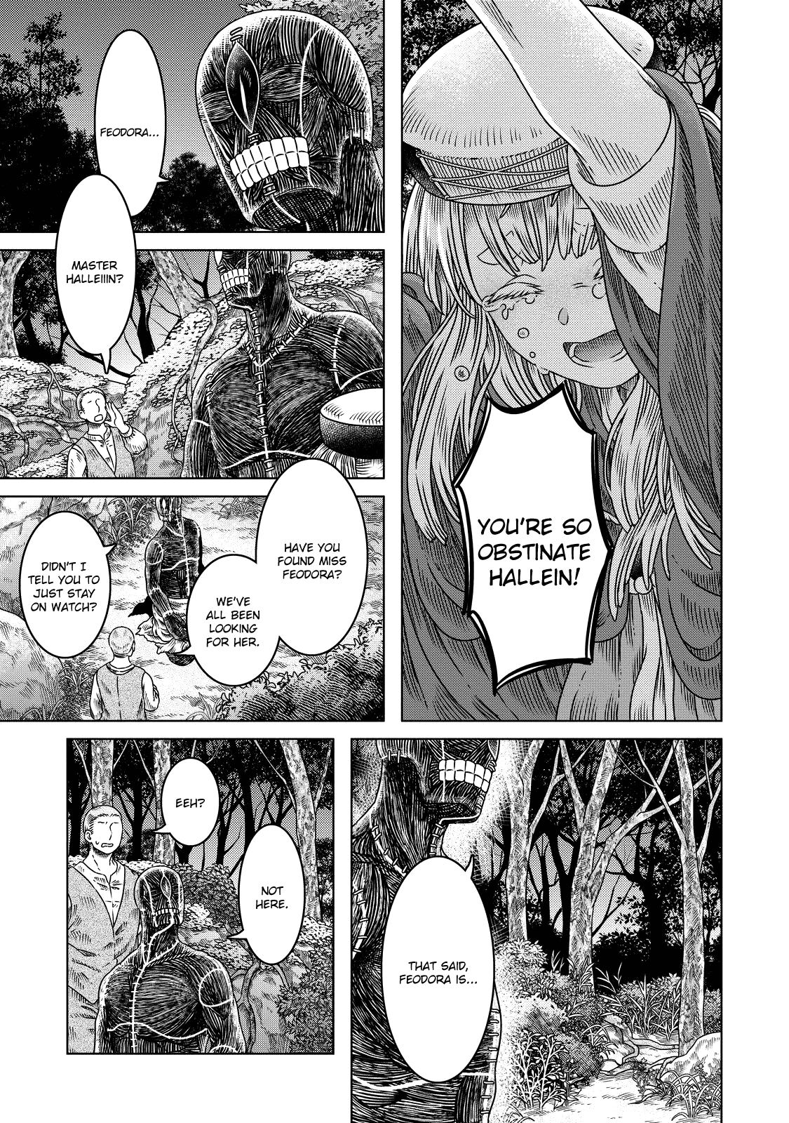 Somali to Mori no Kami-sama Chapter 11 page 7 - Chapter 11: The Witch Prayed, Told Her Tale, Then Slept