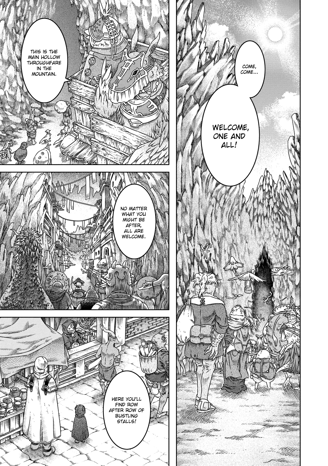 Somali to Mori no Kami-sama Chapter 12 page 1 - Chapter 12: Kikiira and the Ant Hole Town