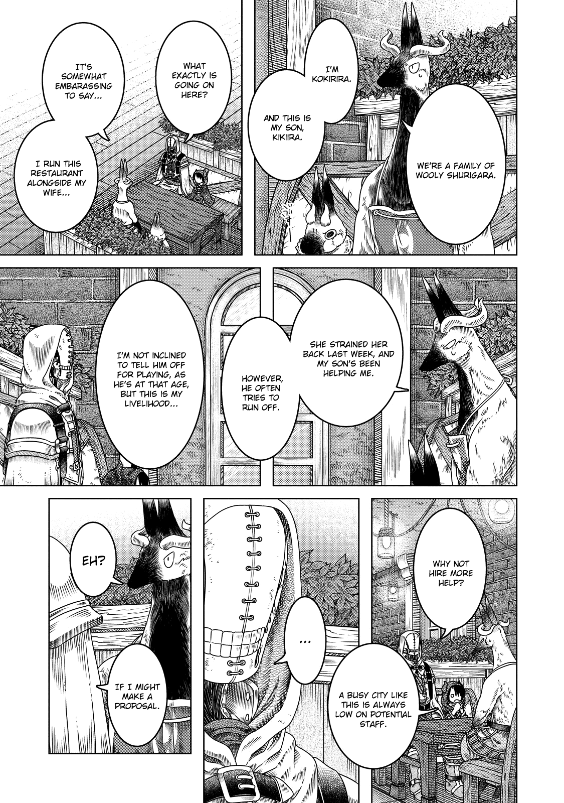 Somali to Mori no Kami-sama Chapter 12 page 10 - Chapter 12: Kikiira and the Ant Hole Town