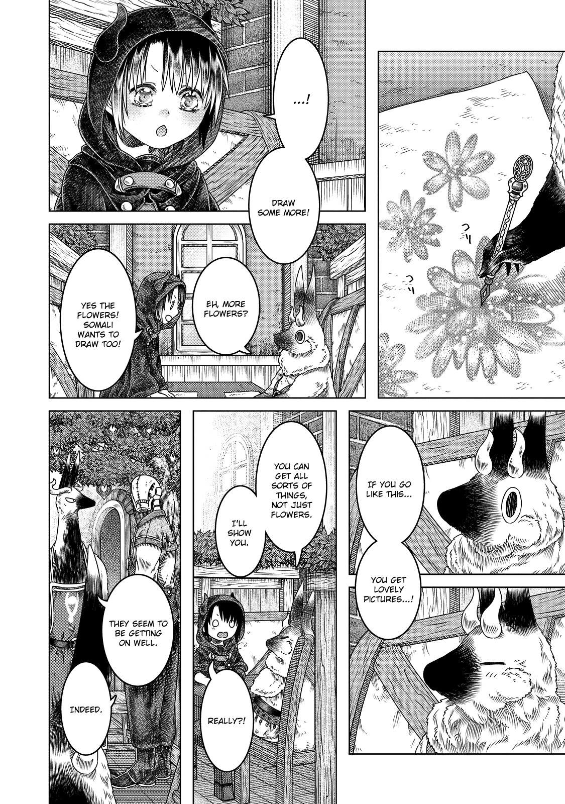 Somali to Mori no Kami-sama Chapter 12 page 14 - Chapter 12: Kikiira and the Ant Hole Town