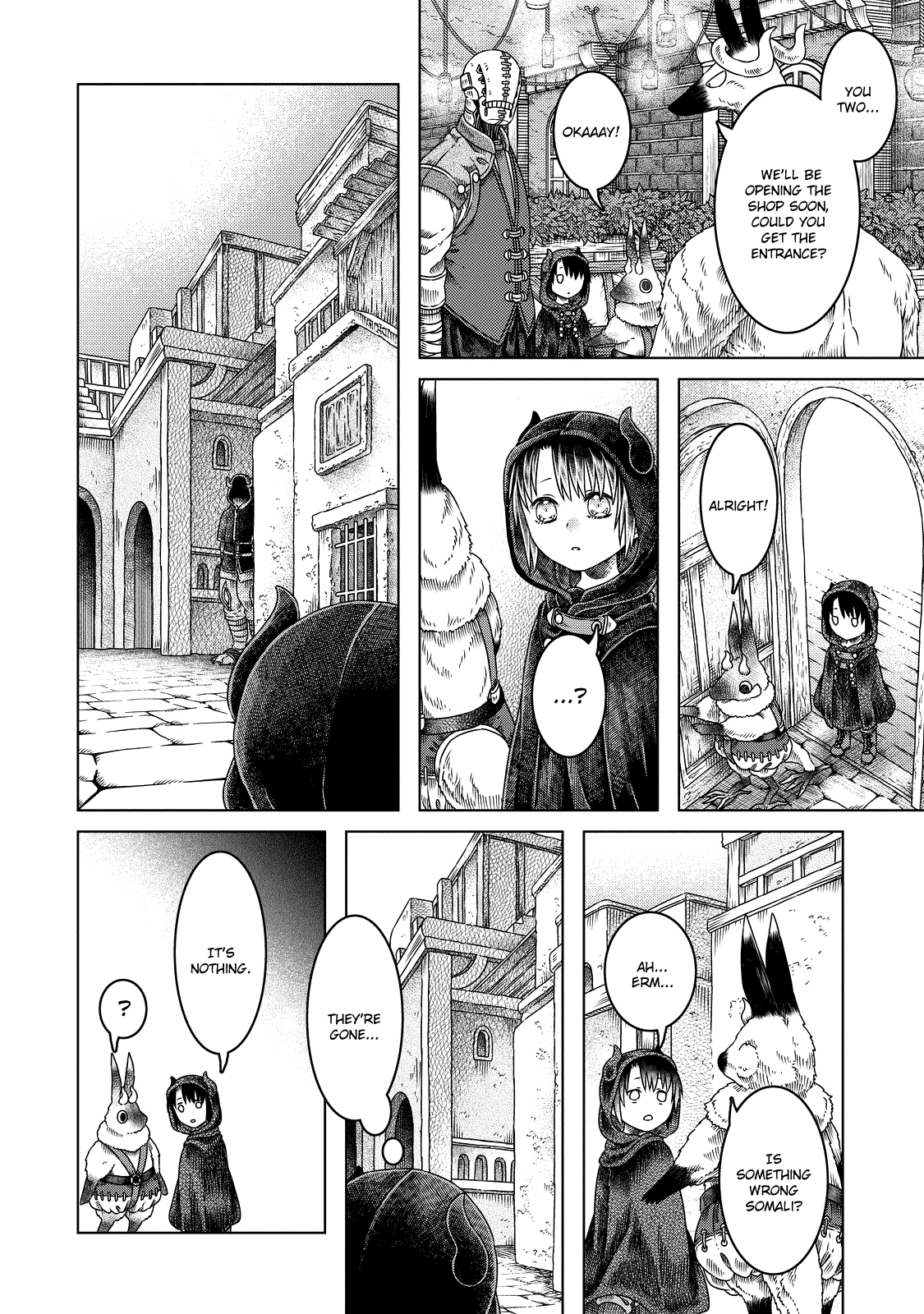 Somali to Mori no Kami-sama Chapter 12 page 15 - Chapter 12: Kikiira and the Ant Hole Town