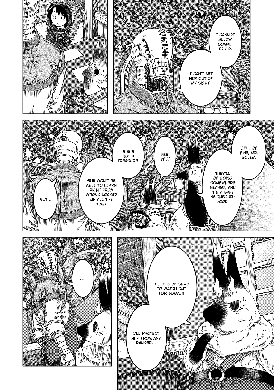 Somali to Mori no Kami-sama Chapter 12 page 21 - Chapter 12: Kikiira and the Ant Hole Town