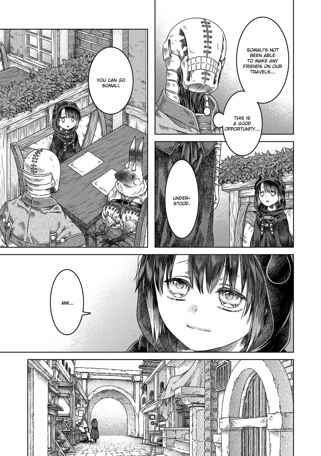 Somali to Mori no Kami-sama Chapter 12 page 22 - Chapter 12: Kikiira and the Ant Hole Town