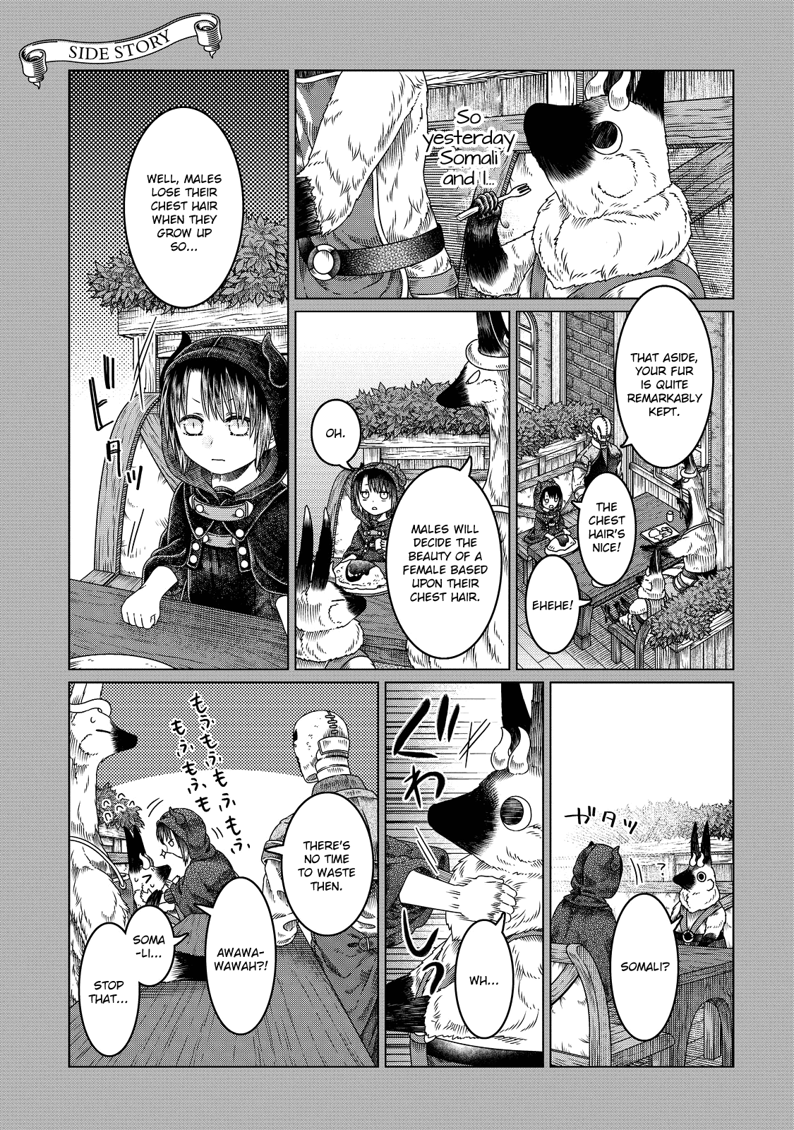 Somali to Mori no Kami-sama Chapter 12 page 28 - Chapter 12: Kikiira and the Ant Hole Town