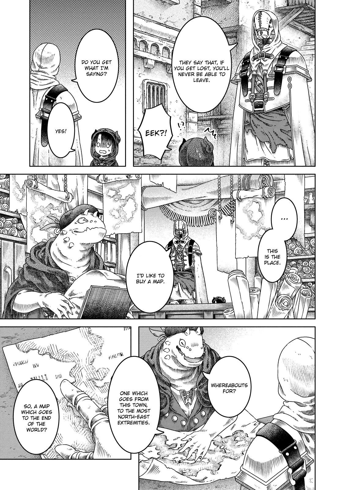 Somali to Mori no Kami-sama Chapter 12 page 4 - Chapter 12: Kikiira and the Ant Hole Town
