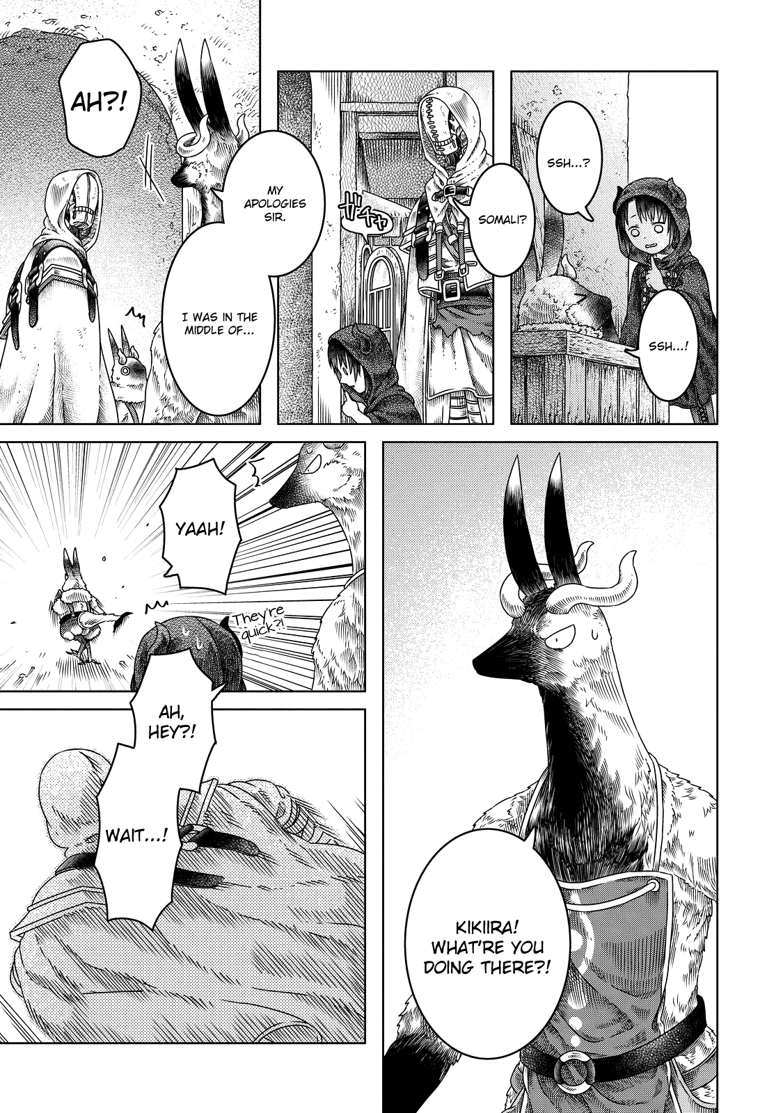 Somali to Mori no Kami-sama Chapter 12 page 8 - Chapter 12: Kikiira and the Ant Hole Town