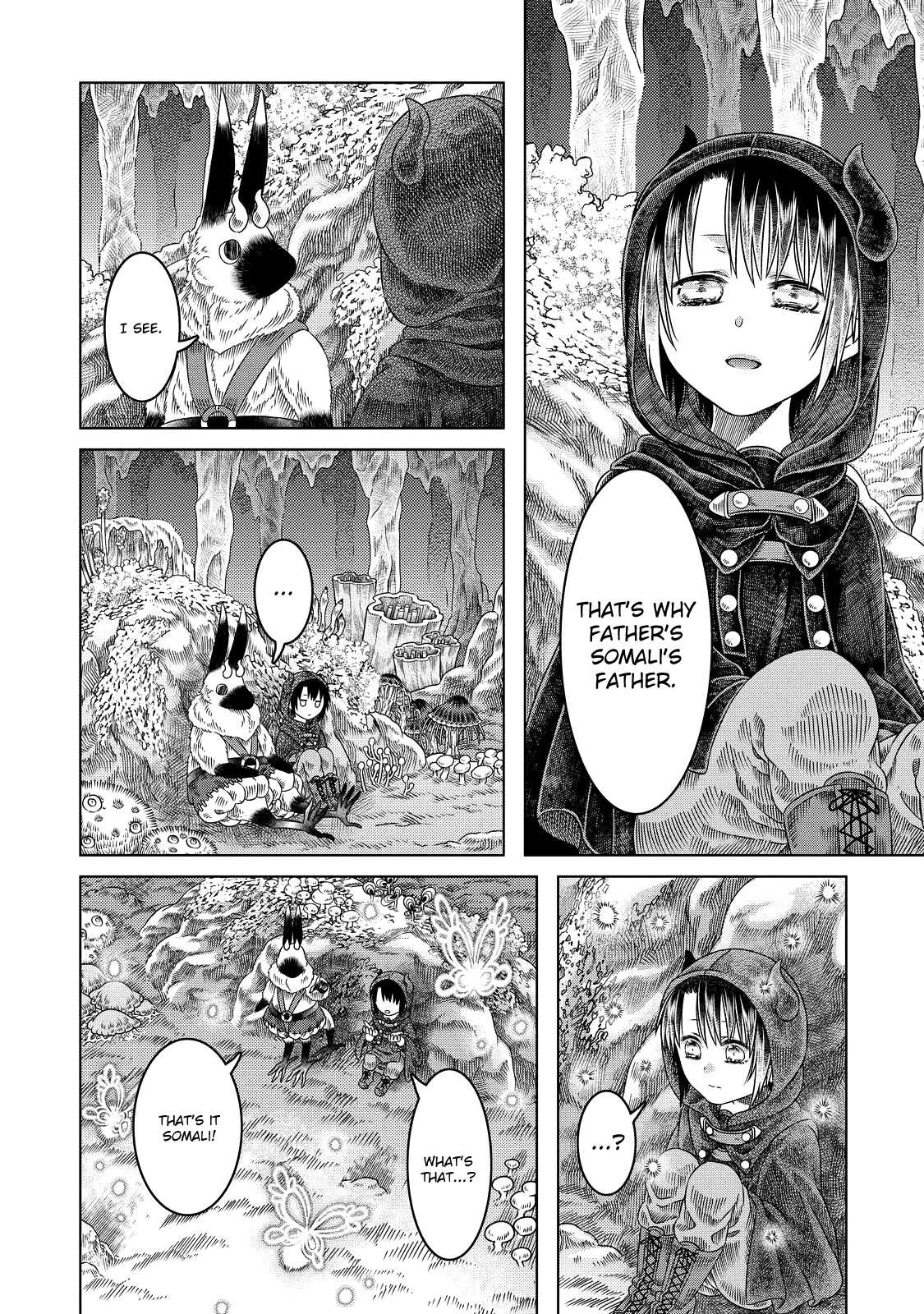 Somali to Mori no Kami-sama Chapter 13 page 12 - Chapter 13: The Sea at the Bottom of the Caves